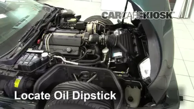 1995 Chevrolet Corvette 5.7L V8 Hatchback Huile Vérifier le niveau de l'huile